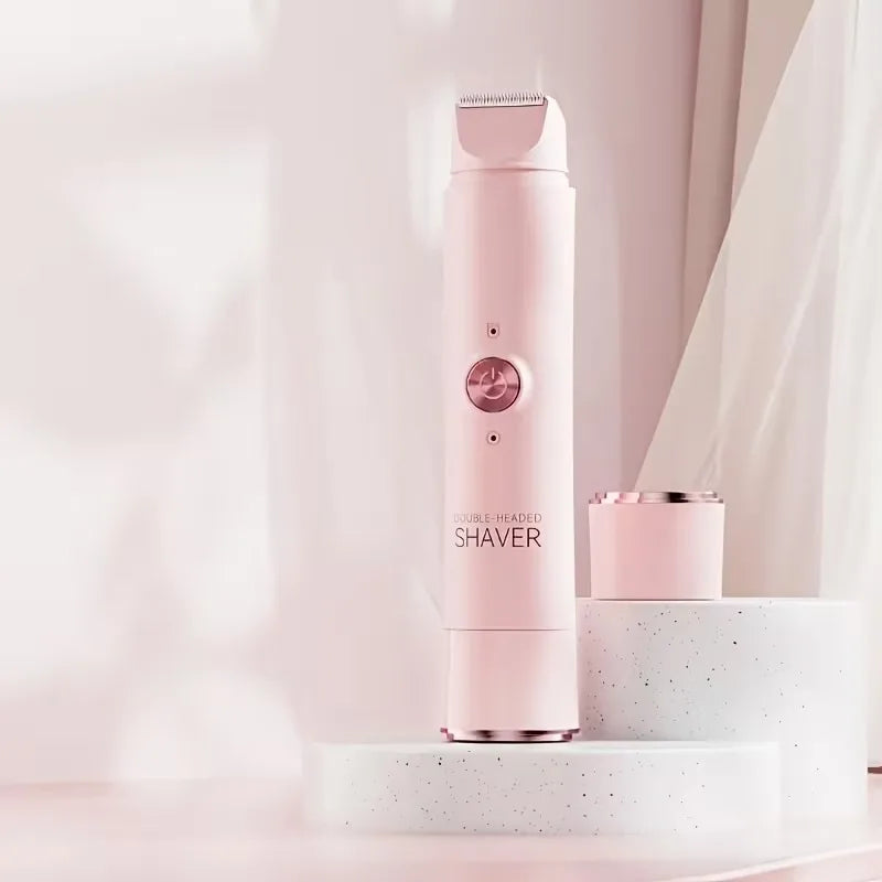 2 In 1 Electric Hair Trimmer Dual Head Shaver Women