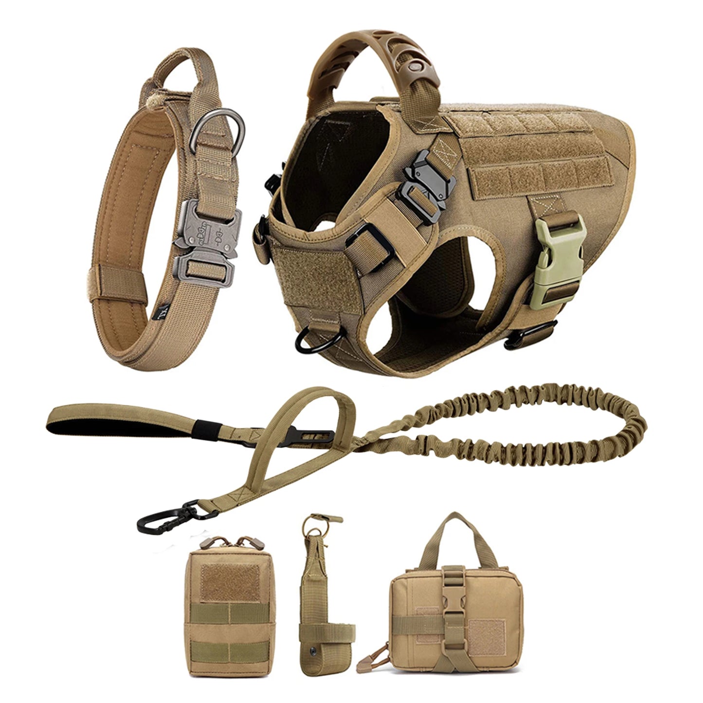 PETRAVEL CN Large Dog Harness And Leash Set Vest Training