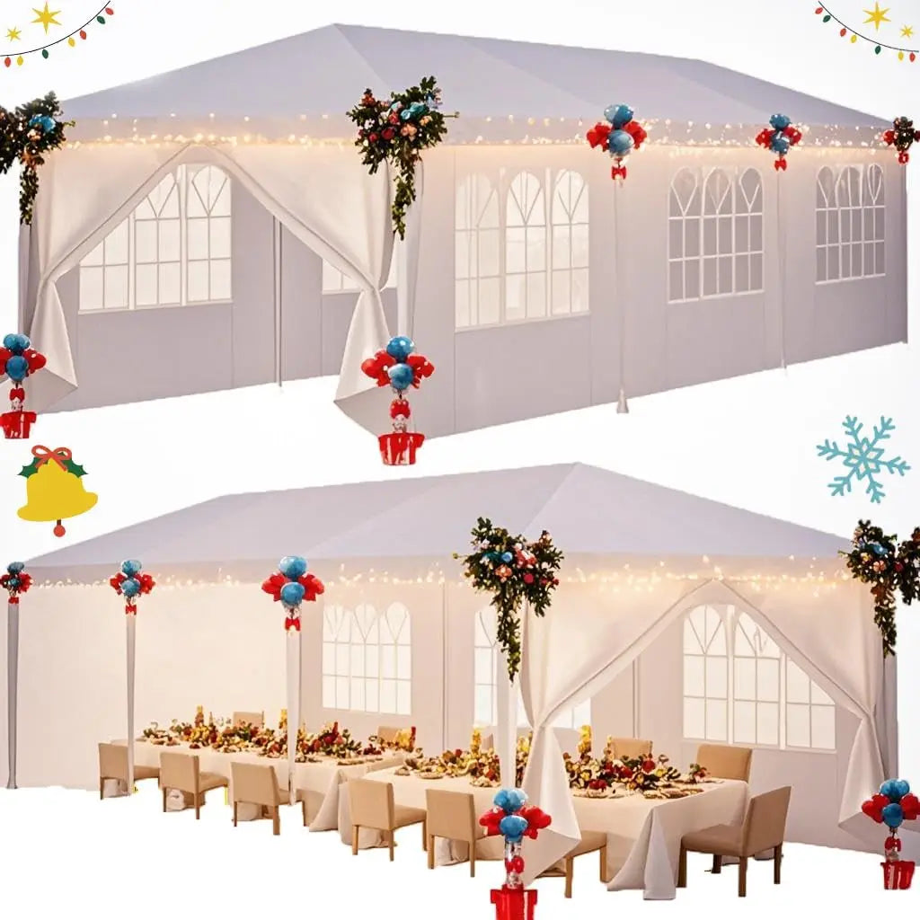 Tooluck Outdoor Party Tent With Removable Sidewalls Waterproof