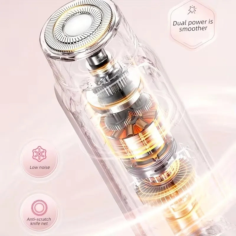 2 In 1 Electric Hair Trimmer Dual Head Shaver Women