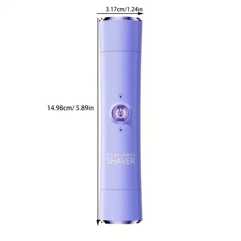 2 In 1 Electric Hair Trimmer Dual Head Shaver Women