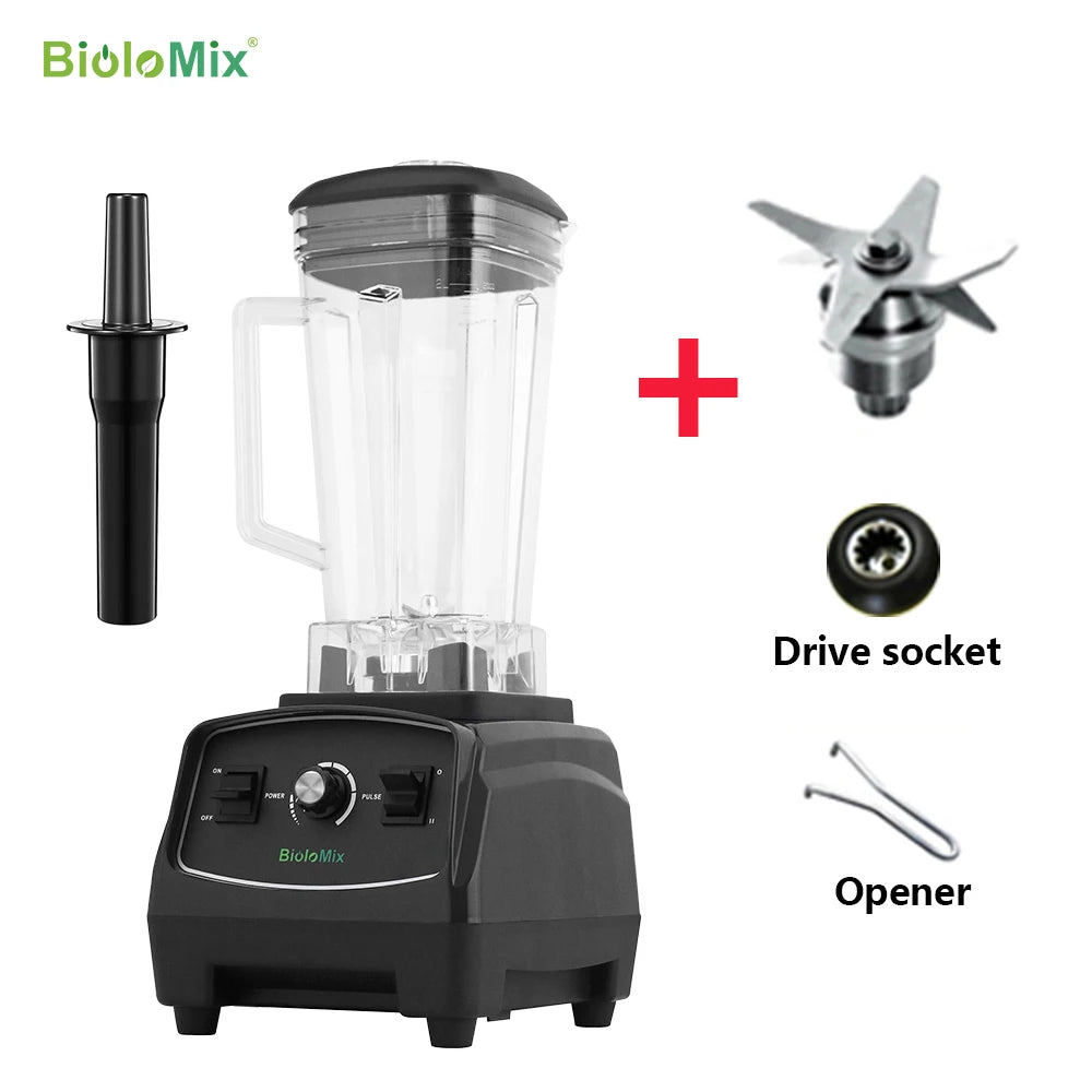 Biolomix BPA Free 2200W Heavy Duty Blender Mixer Juicer
