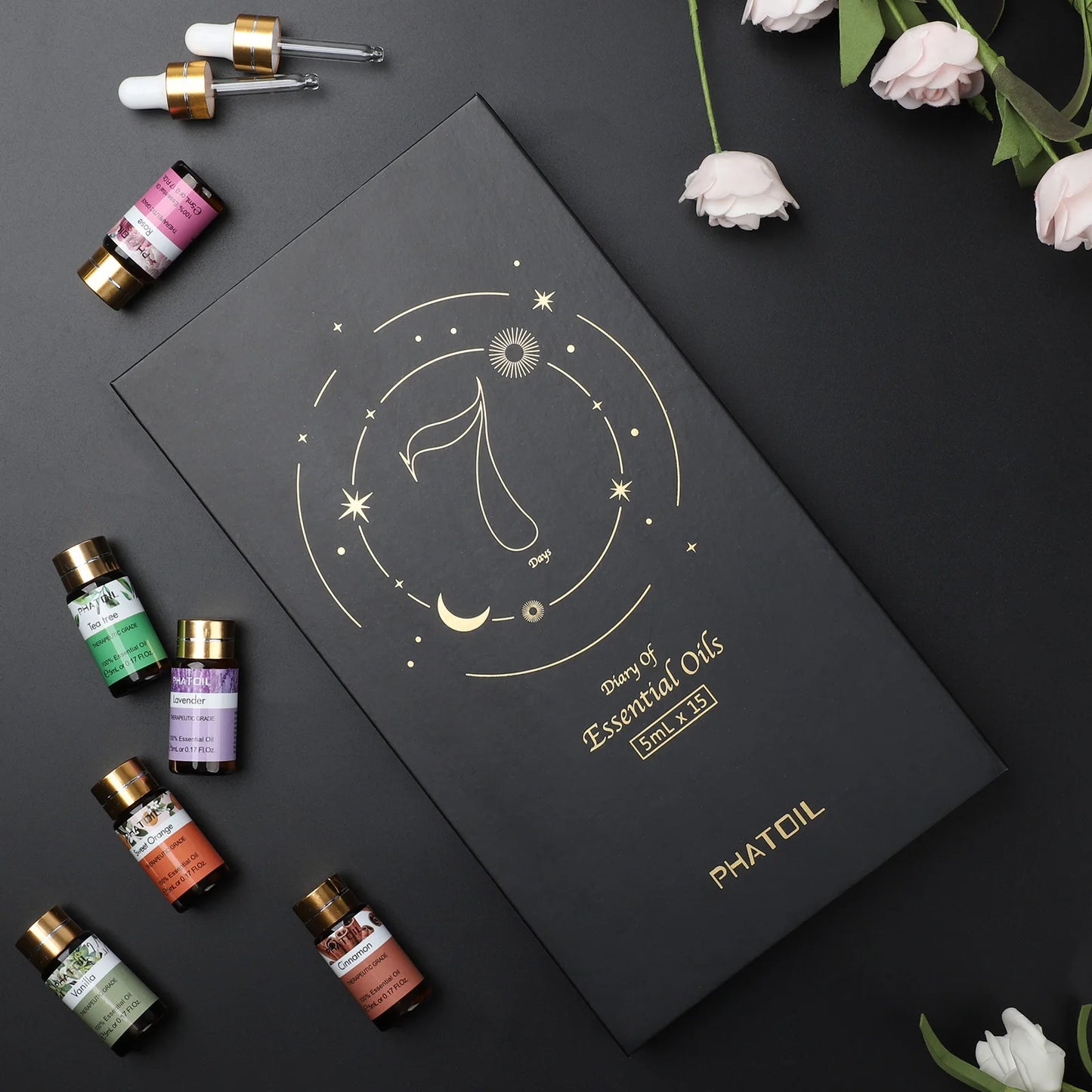 PHATOIL Essential Oils Gift Set 15 Pieces Eucalyptus Lavender