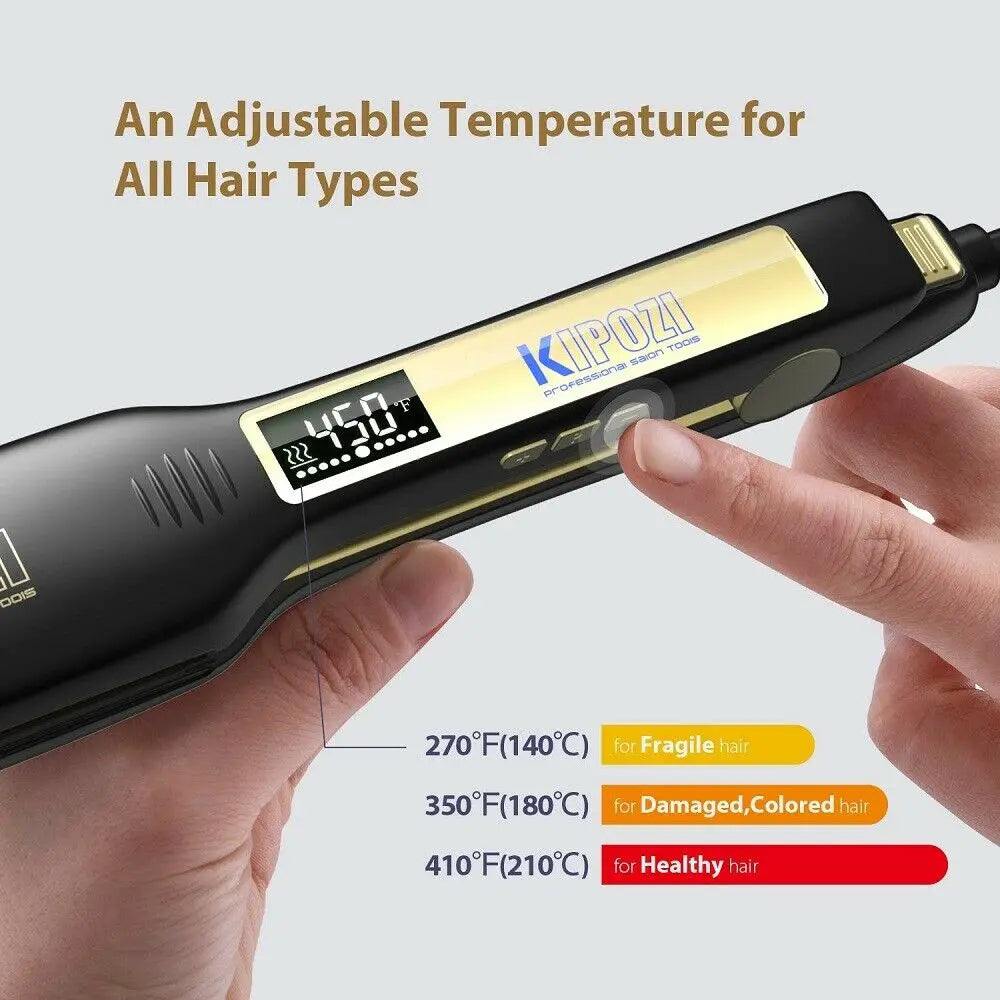 Fairywill KP-139 Titanium Hair Straightener With Dual Voltage