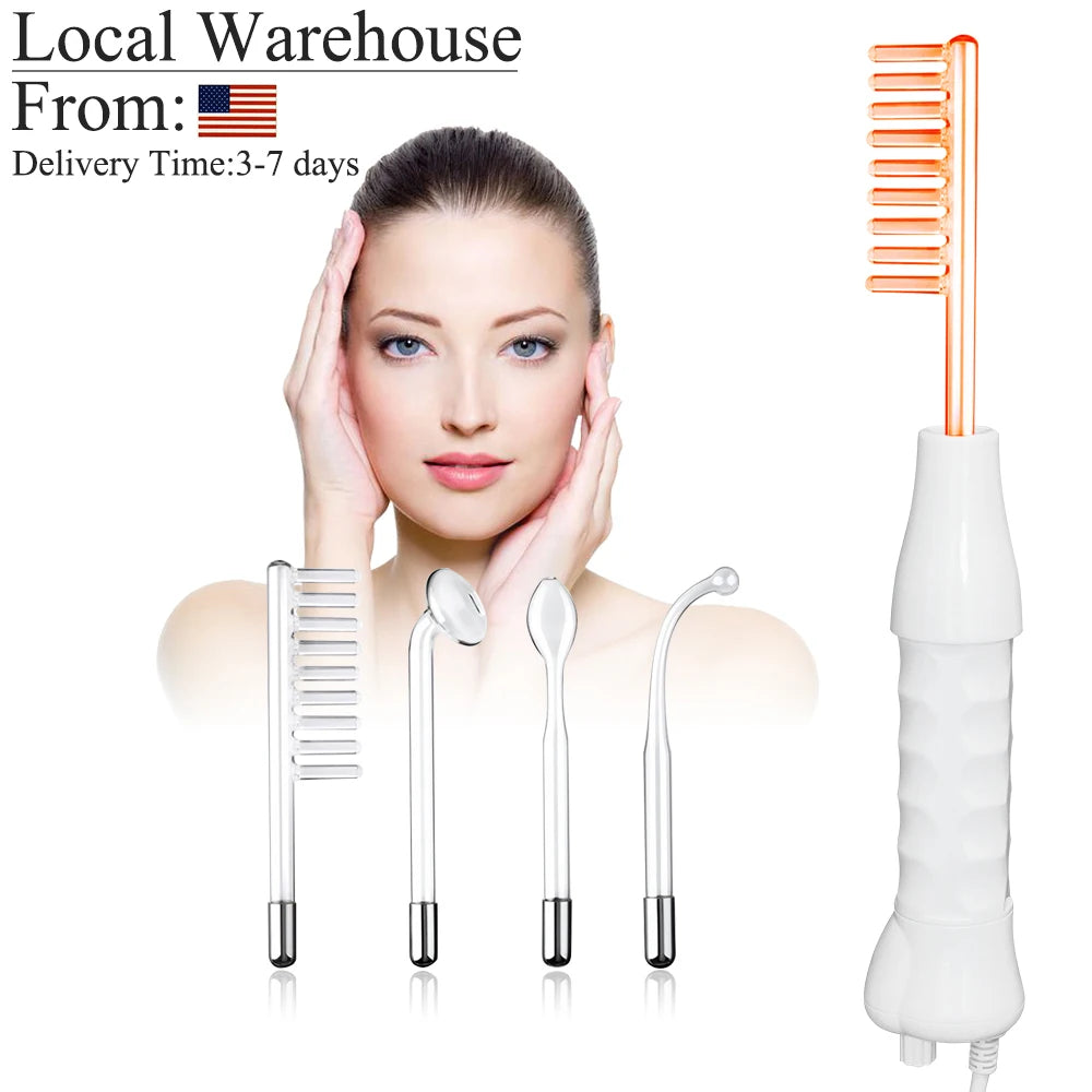 AOKO 4in1 High Frequency Facial Wand For Skin Acne Wrinkles