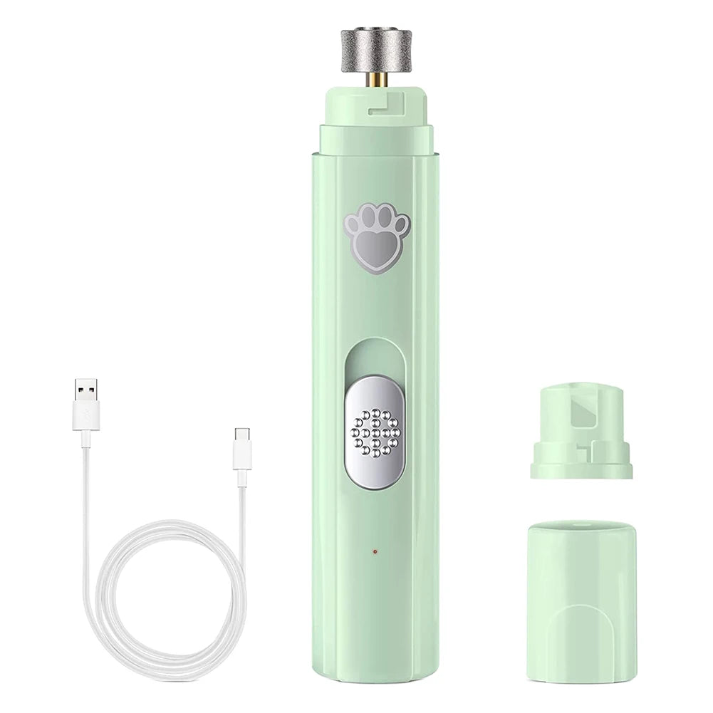 Shunmaii Electric Dog Nail Grinder USB Rechargeable With LED Light