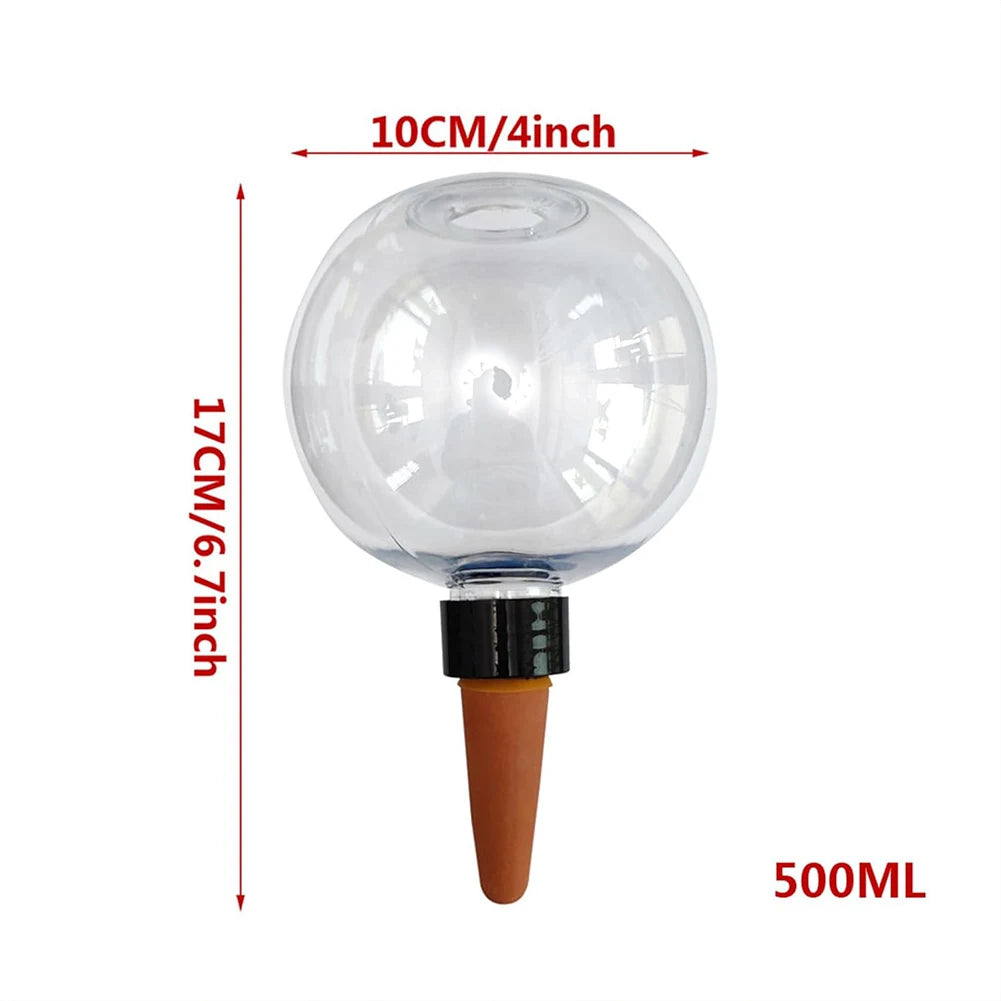 Plastic Automatic Plant Watering Globes 500ml Drip Irrigation Potted Plants