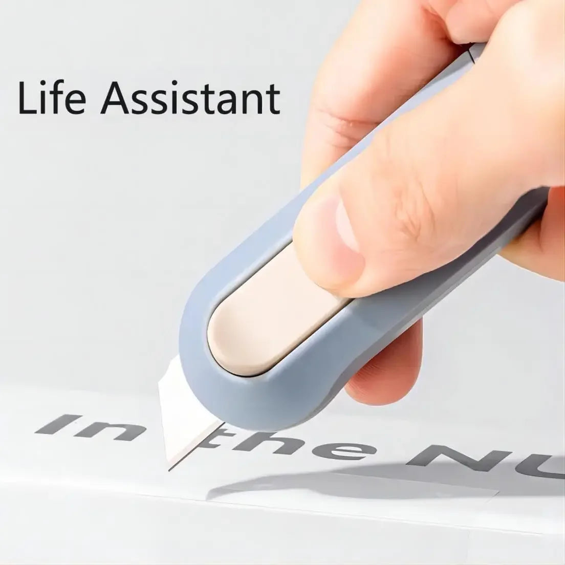 Portable Box Cutter Retractable Knife For Office And Crafts