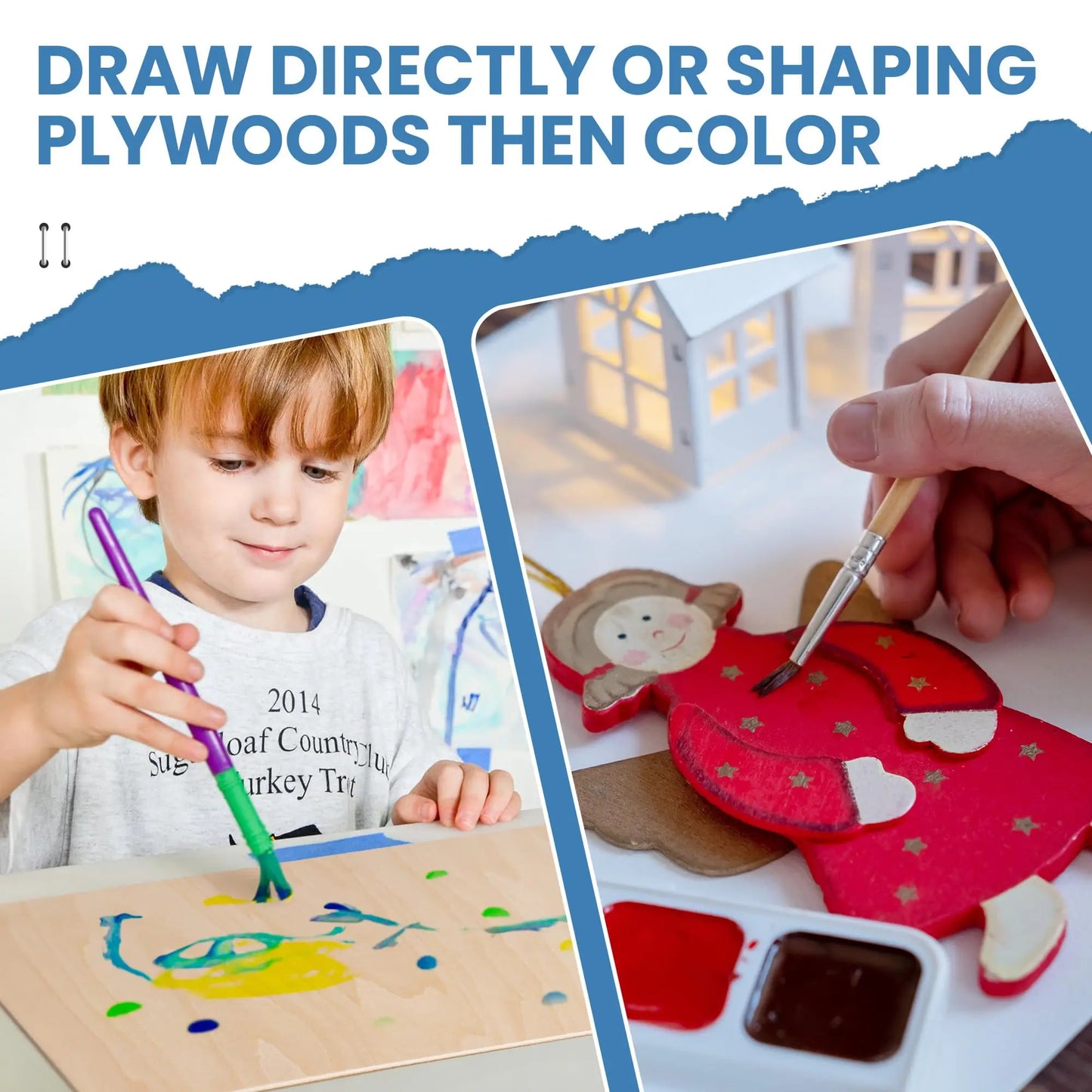 Unfinished Basswood Plywood Sheets for Crafts Pyrography and DIY Art
