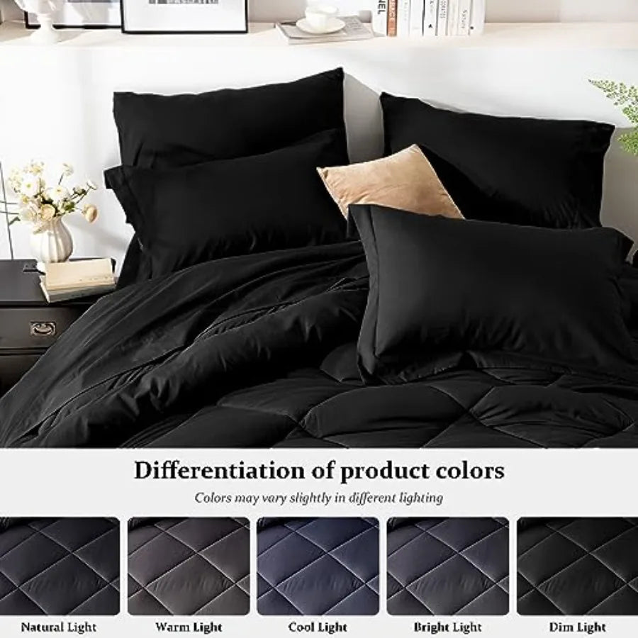 All Season 8-Piece Comforter Set With Sheets And Pillowcases