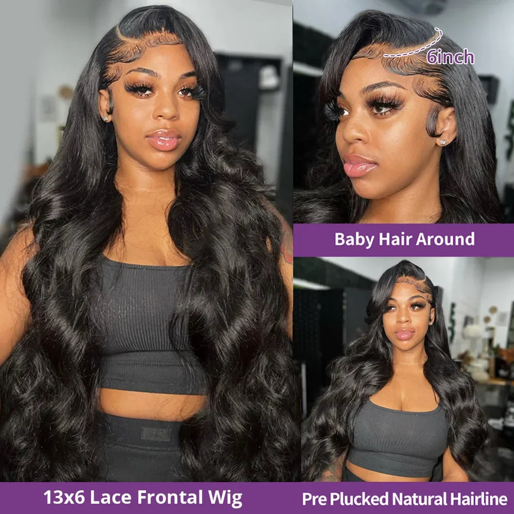 Lovely Princess Brazilian Body Wave HD Lace Front Wig