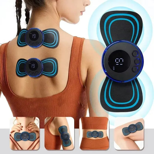 BXA Portable Mini Massage Patch USB Rechargeable Full Body Massager