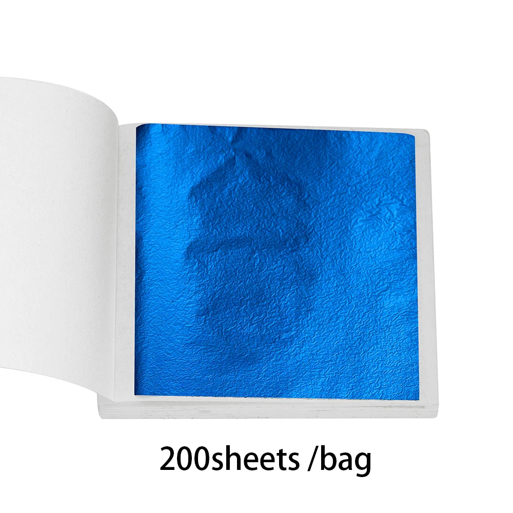 AGCFABS Imitation Gold Foil Paper Leaves For Resin Jewelry Making