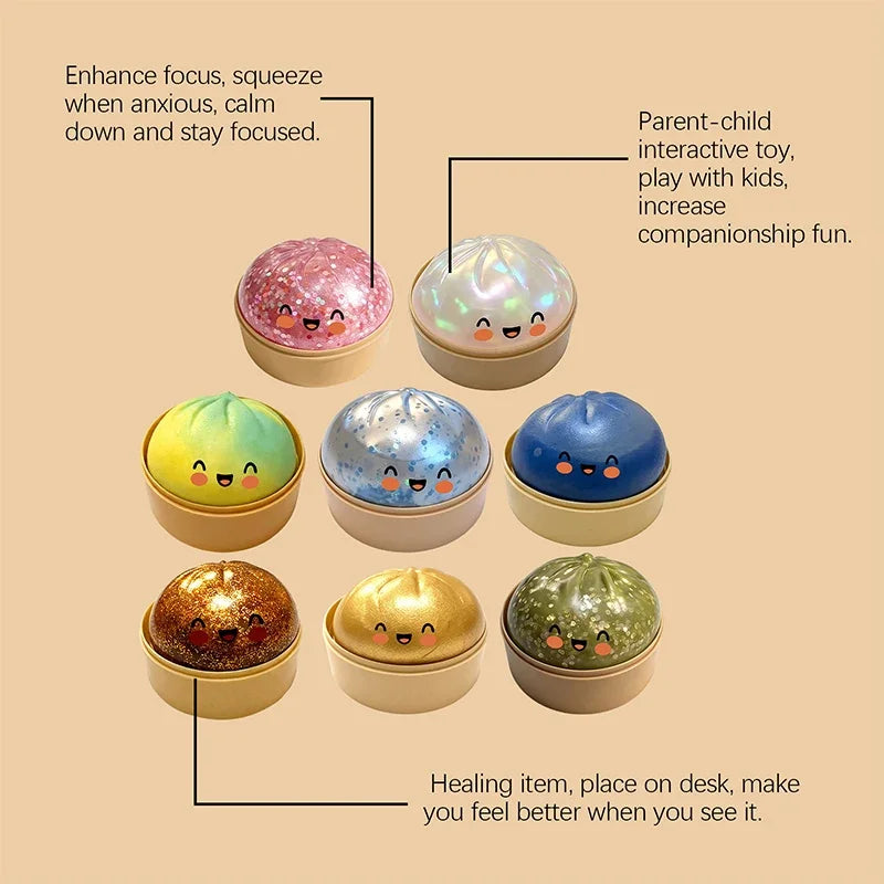Dumpling Stress Relief Ball Slow Rebound Decompression Toy