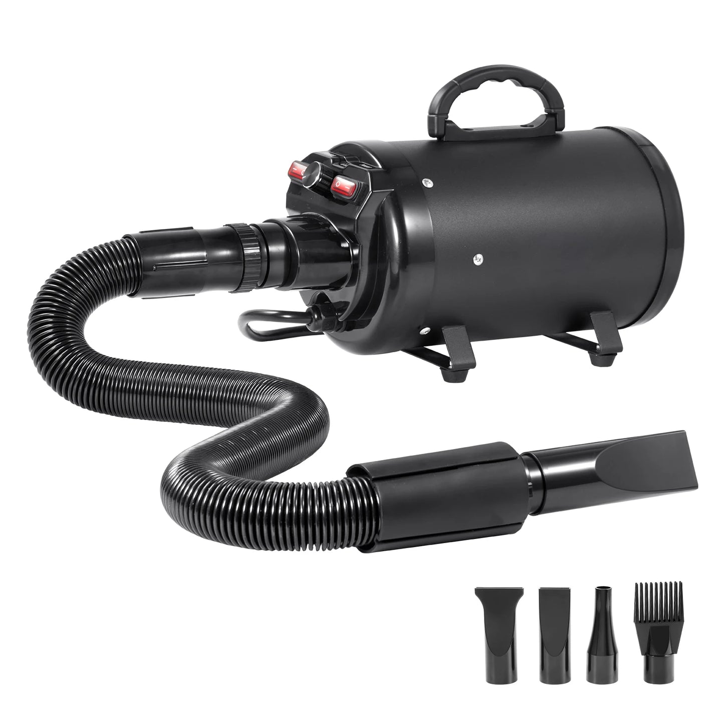 SucceBuy 2000W Dog Blow Dryer Adjustable Speed Temperature Extendable Hose