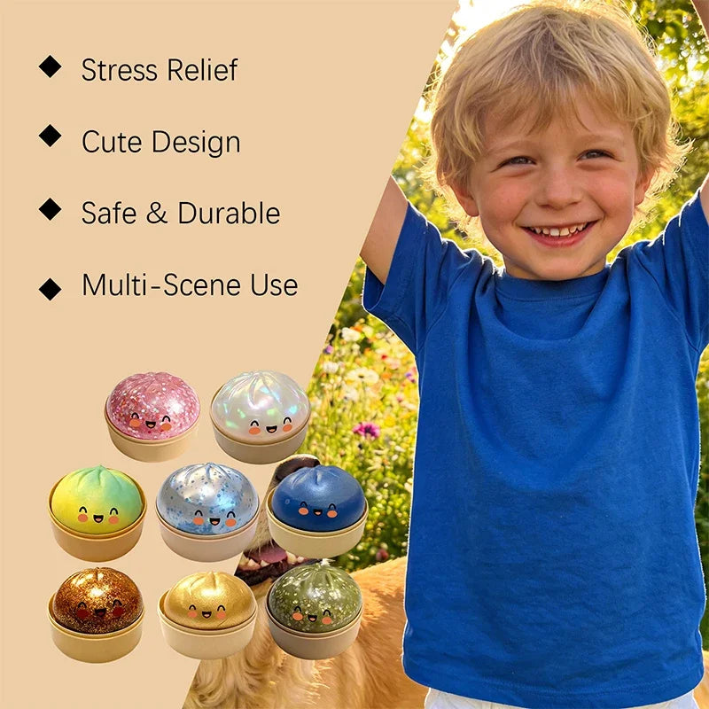 Dumpling Stress Relief Ball Slow Rebound Decompression Toy