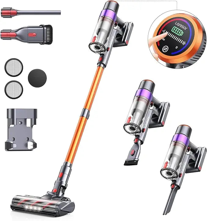 LARESAR Elite 8 Cordless Vacuum Cleaner With Detachable Battery