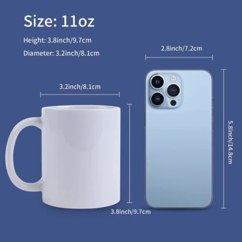Sublimation Mugs Blank Ceramic Cups Bulk Pack Set Of 12