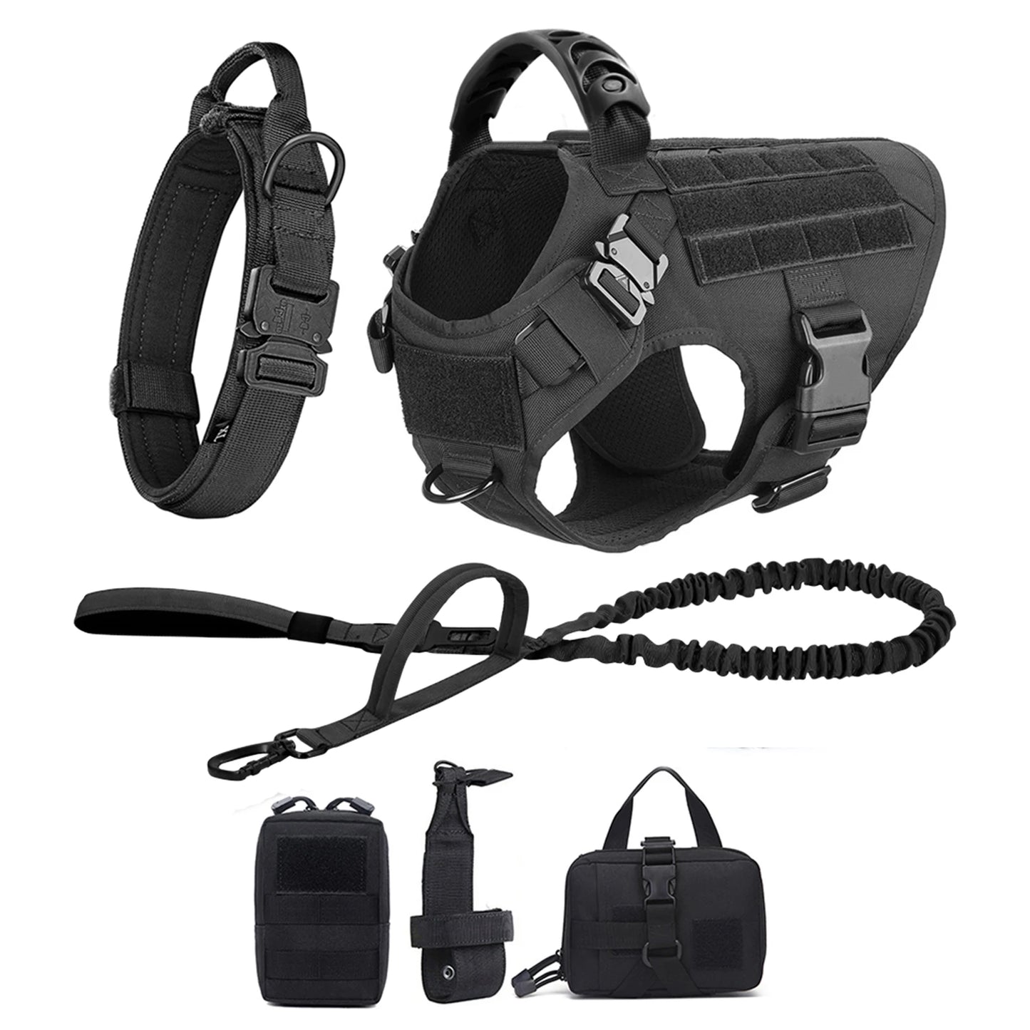 PETRAVEL CN Large Dog Harness And Leash Set Vest Training