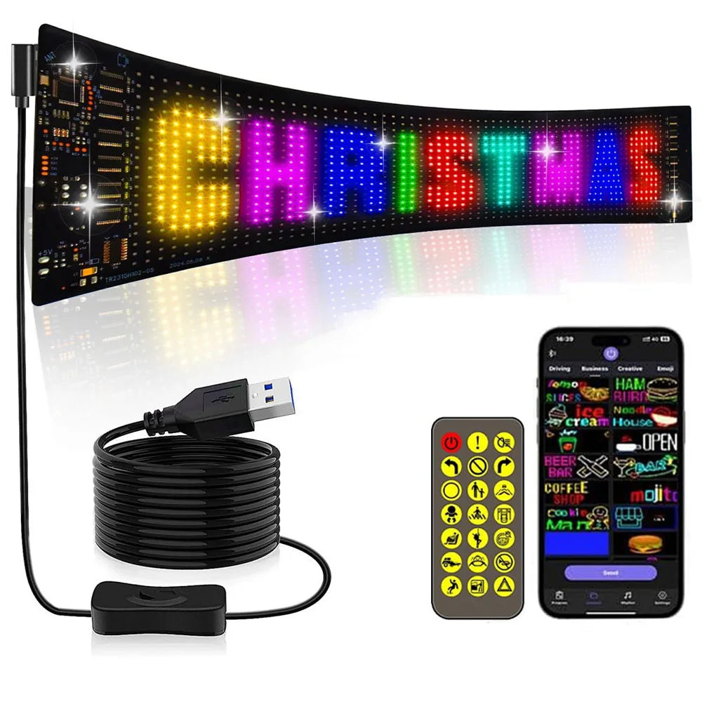Smart Bluetooth LED Display Screen RGB Matrix Panel For Advertising