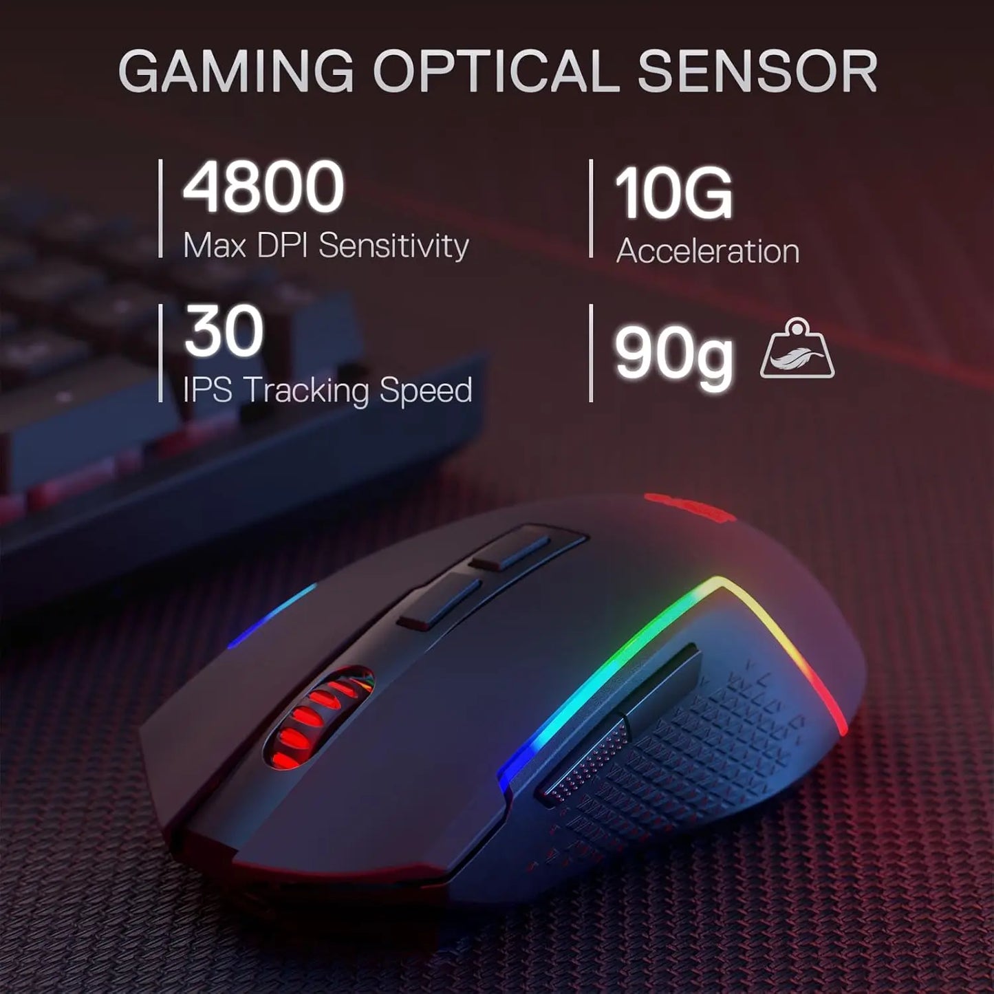 Redragon S142 Wireless Keyboard And Mouse Combo K515 Pro