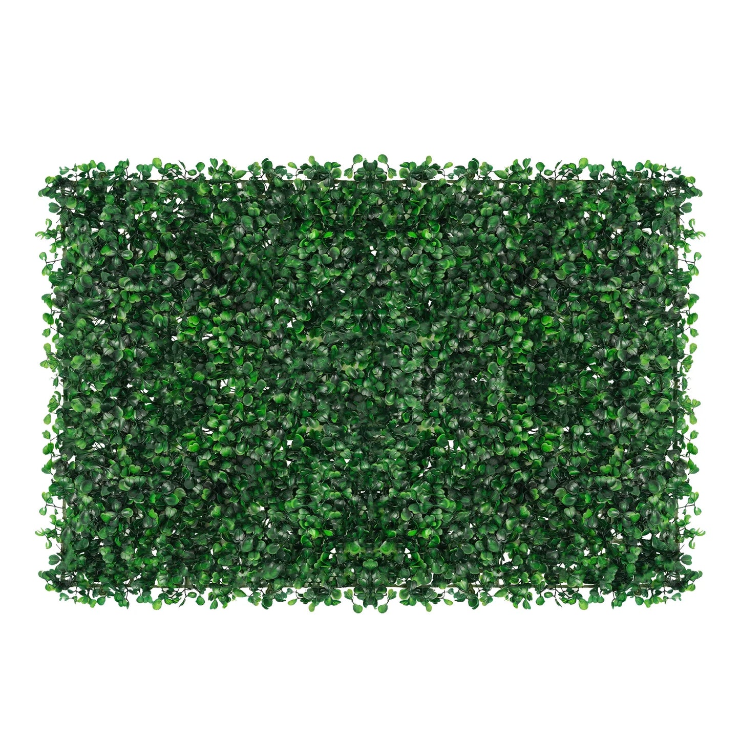 Artificial Grass Mat Panel PE Waterproof Wall Hedge Indoor Outdoor