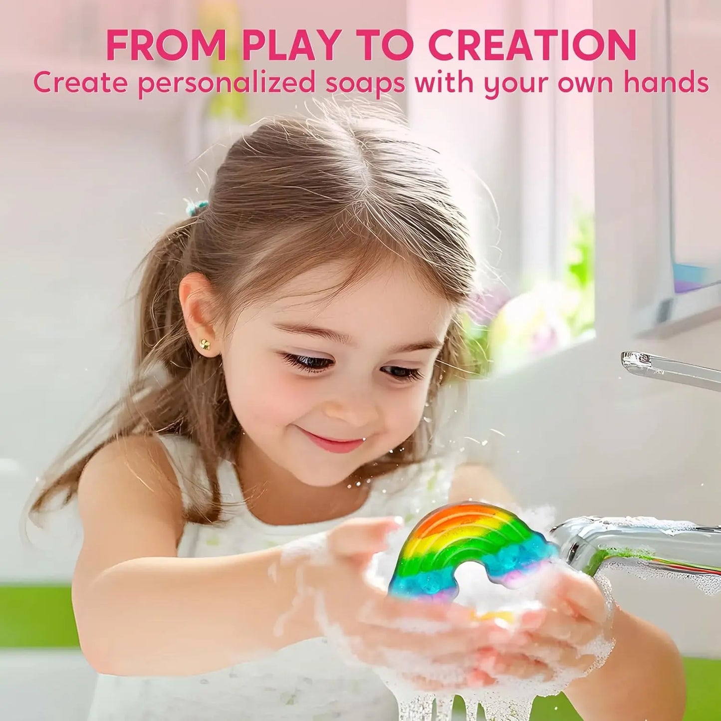 Joyfy Unicorn Soap Making Kit For Kids STEM Craft Gift