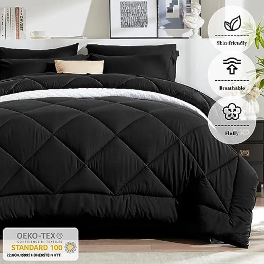 All Season 8-Piece Comforter Set With Sheets And Pillowcases