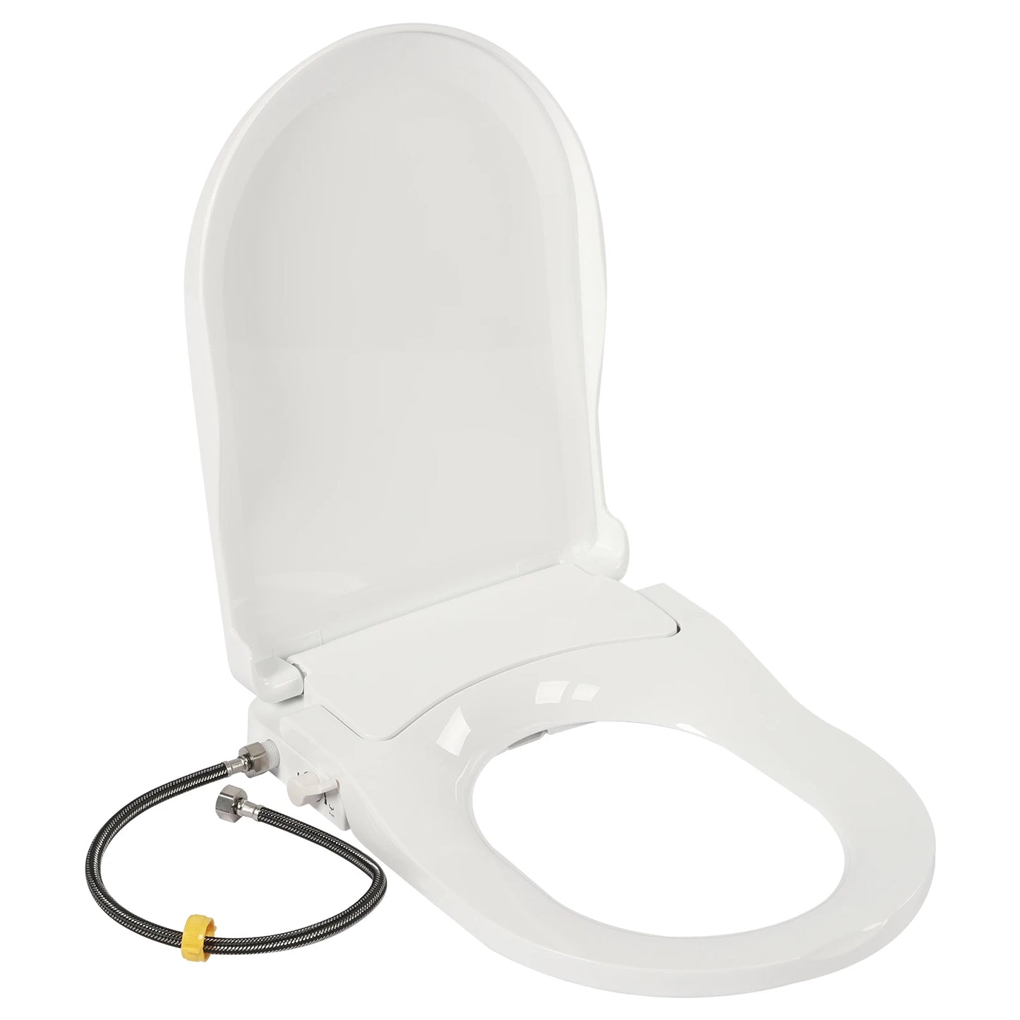 Non Electric Bidet Toilet Seat With Dual Nozzles For Elongated Toilets