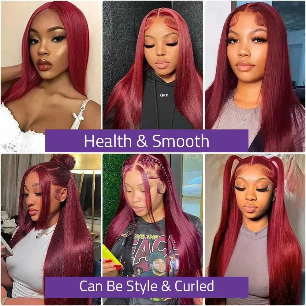 HD Lace Frontal Human Hair Wig 250 Density Straight Style