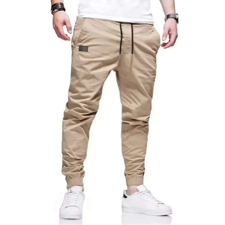 Men's Casual Jogger Cargo Sweatpants With Multi Pocket Design