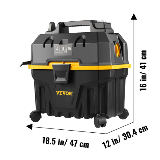 SucceBuy Portable Wet Dry Vacuum Cleaner 1200W For Car Home