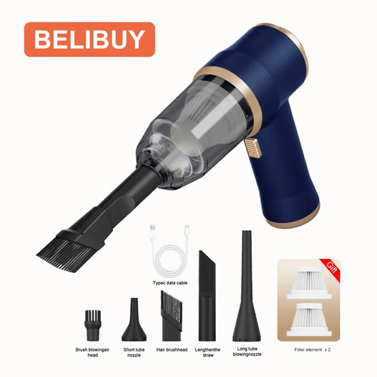 ABS Car Vacuum Cleaner Portable Battery Powered HEPA Filter