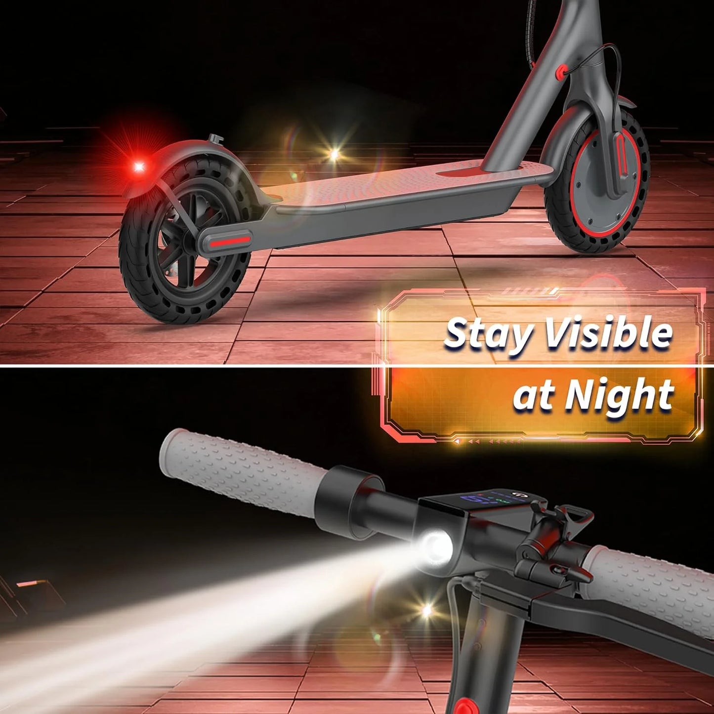 AOVOPRO ES80 350W Electric Scooter Foldable 19 MPH Max Speed