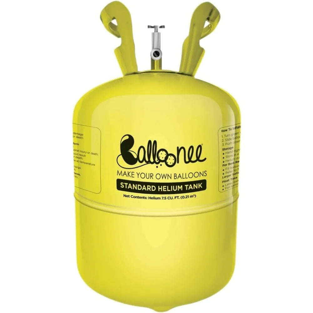 Balloonee Disposable Helium Tank Kit With 30 Latex Balloons Pump