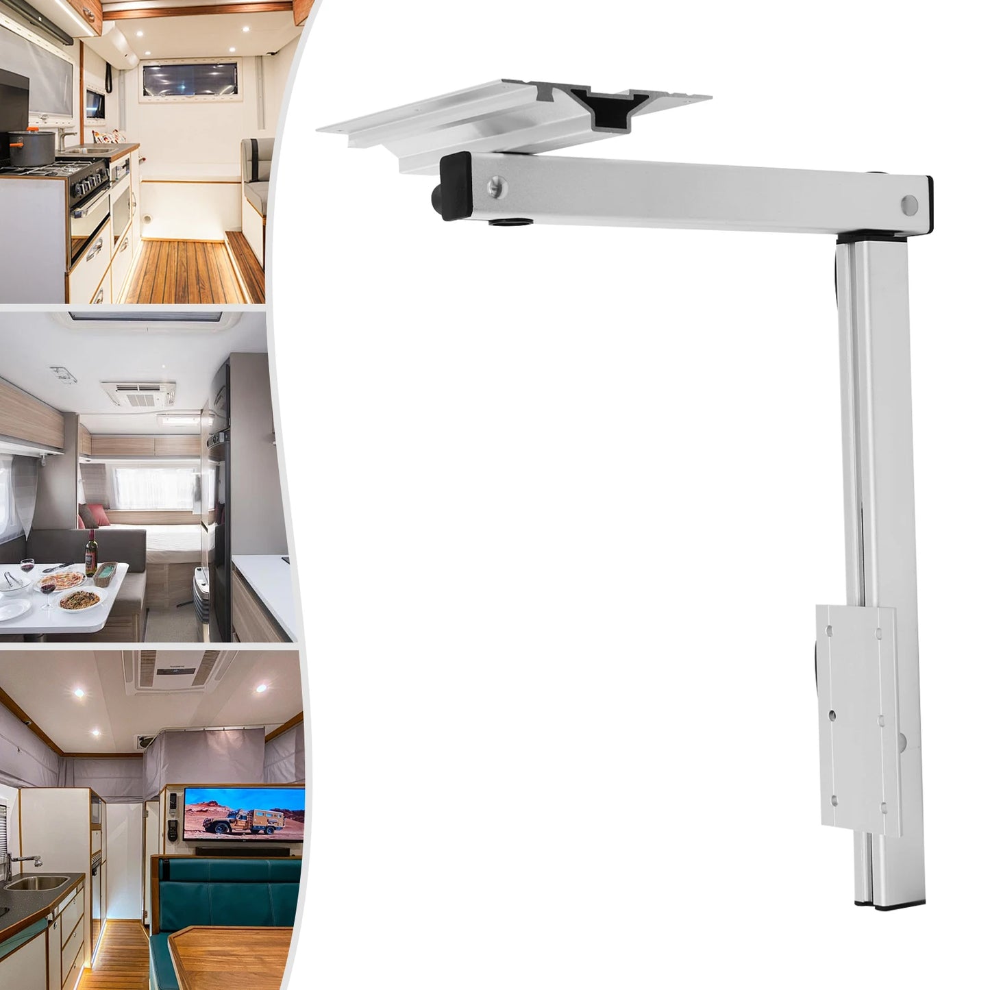 Bymaocar RV Telescopic Table Leg Heavy Duty Aluminum 360 Degree