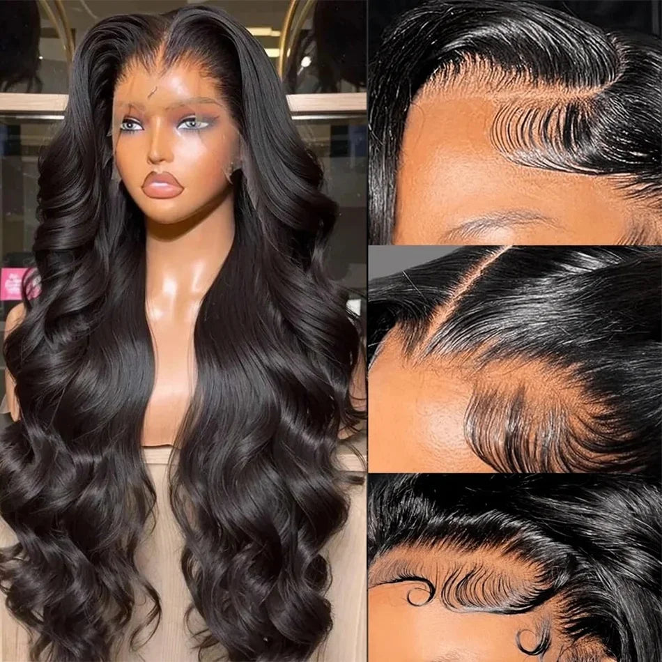 Lovely Princess HD Lace Body Wave Frontal Wig Pre Plucked Human Hair