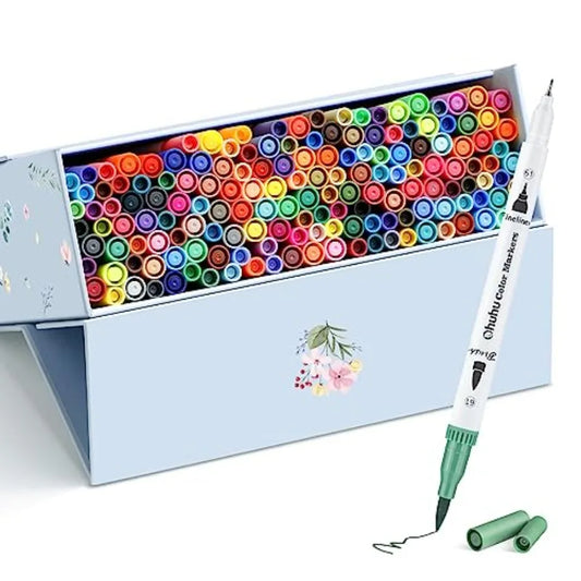 Markers For Adult Coloring Books No Bleeding Dual Tips Fineliner