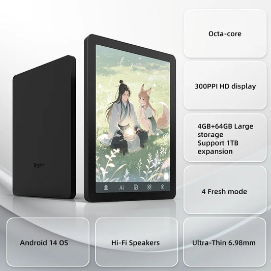 Bigme B6 E Ink Reader Android 14 Featuring Google Play