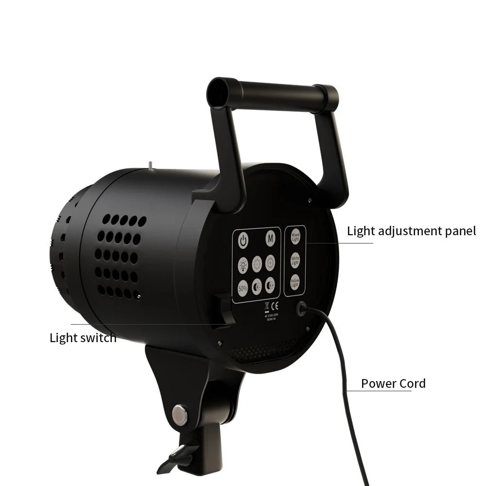 SH BiColor LED Video Light 135W 110V 220V Studio Portrait