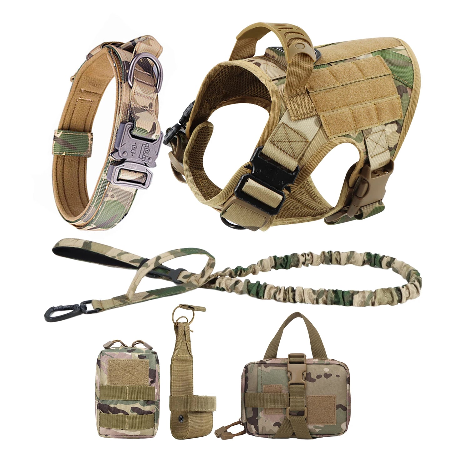 PETRAVEL CN Large Dog Harness And Leash Set Vest Training