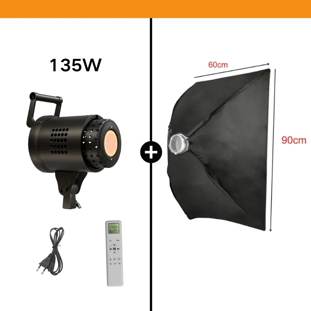 SH BiColor LED Video Light 135W 110V 220V Studio Portrait
