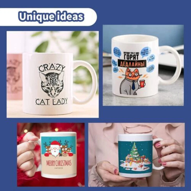Sublimation Mugs Blank Ceramic Cups Bulk Pack Set Of 12