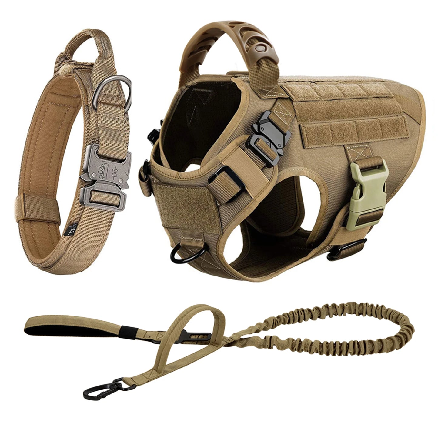 PETRAVEL CN Large Dog Harness And Leash Set Vest Training