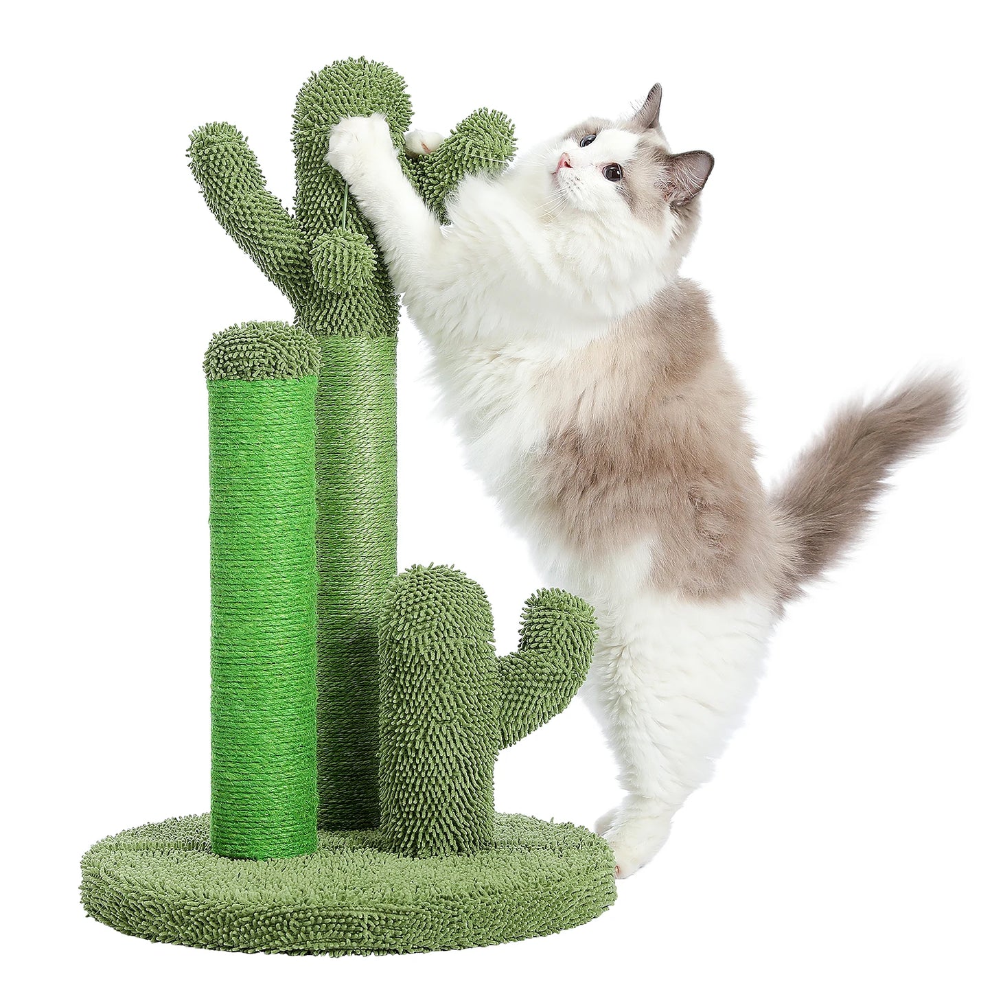 PAWZ Road Cactus Cat Scratcher Post With 3 Interactive Poles