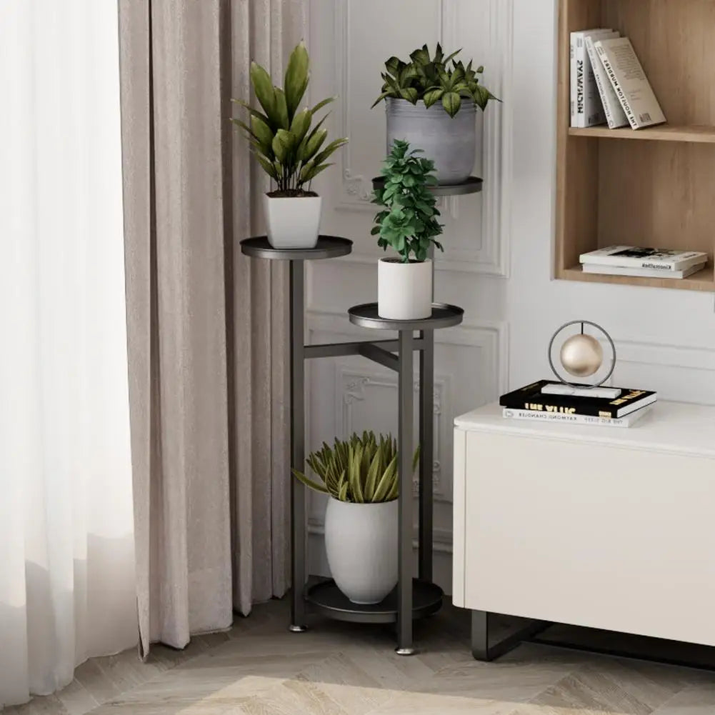 TWISTER.CK Tiered Metal Plant Stand 5-Tier Corner Planter Shelf