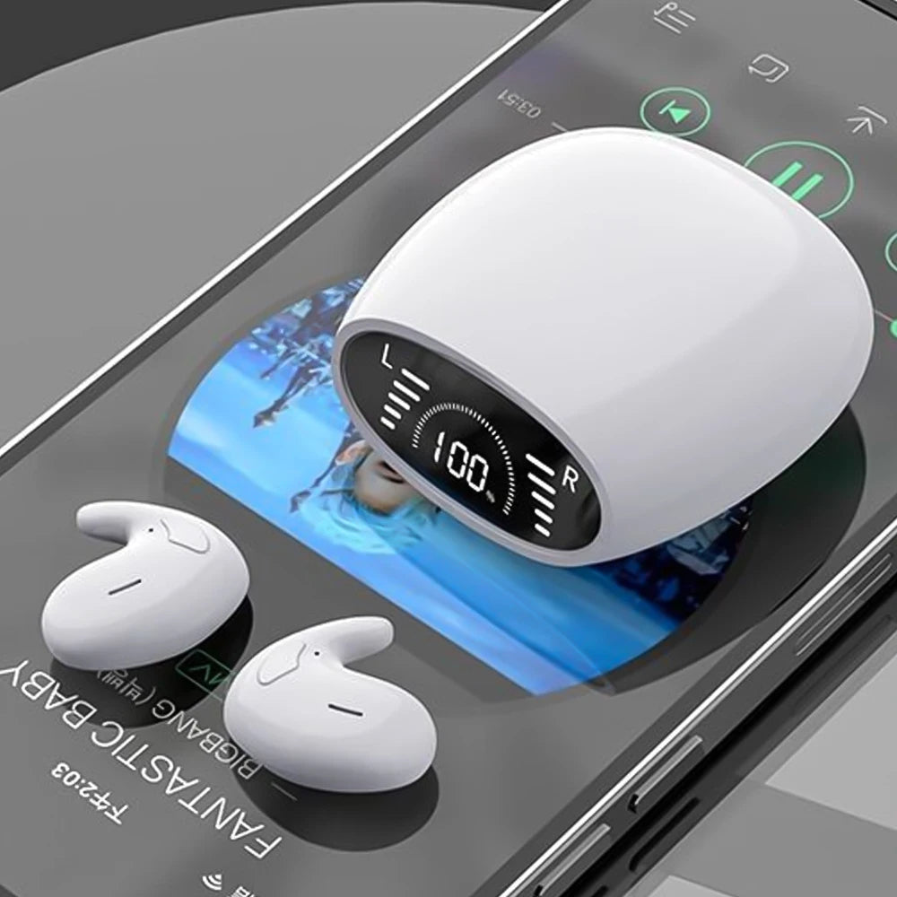 SHUKE Ultra Thin Sleep Headphones Wireless Bluetooth Earbuds