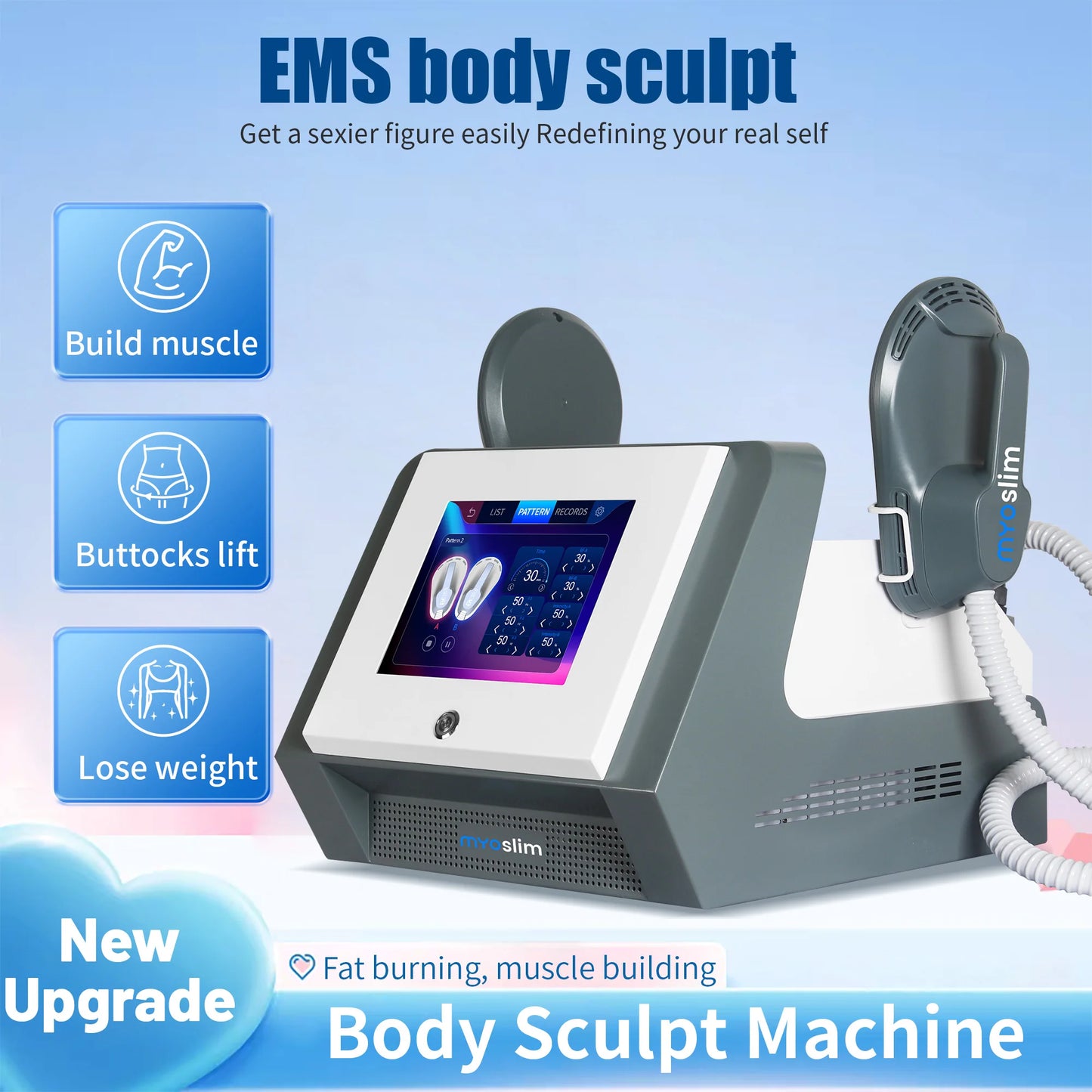 EMSZERO Myoslim RF HIEMT Body Sculpting Machine Fat Burner