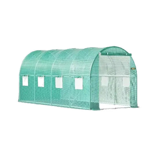 Vevor Walk In Tunnel Greenhouse With Galvanized Frame Waterproof Cover