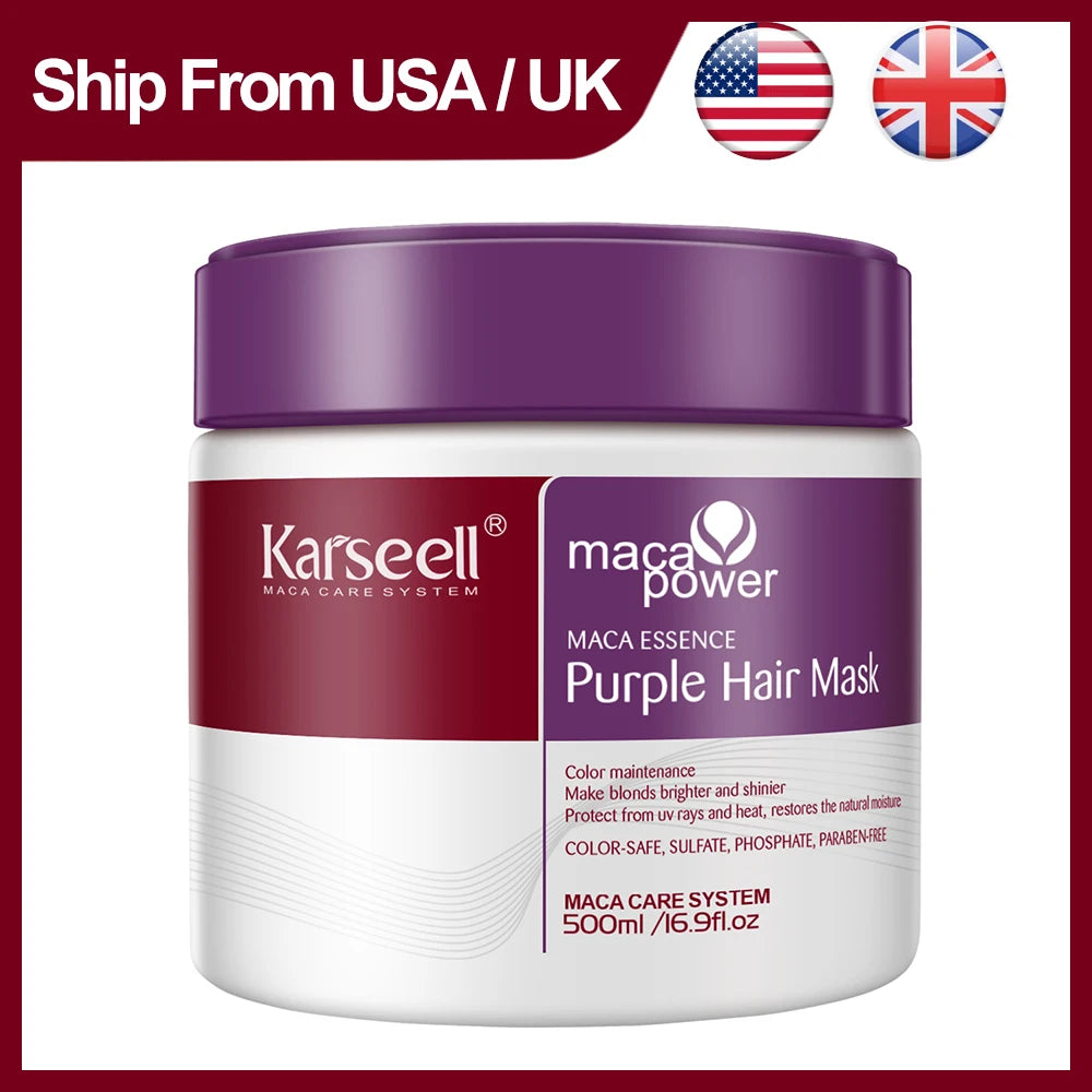 Karseell Hair Mask Neutralizes Brass Tones For Highlighted Hair